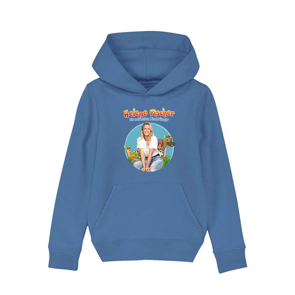 Hoodie Blau - Motiv Kinderlieder - Kids