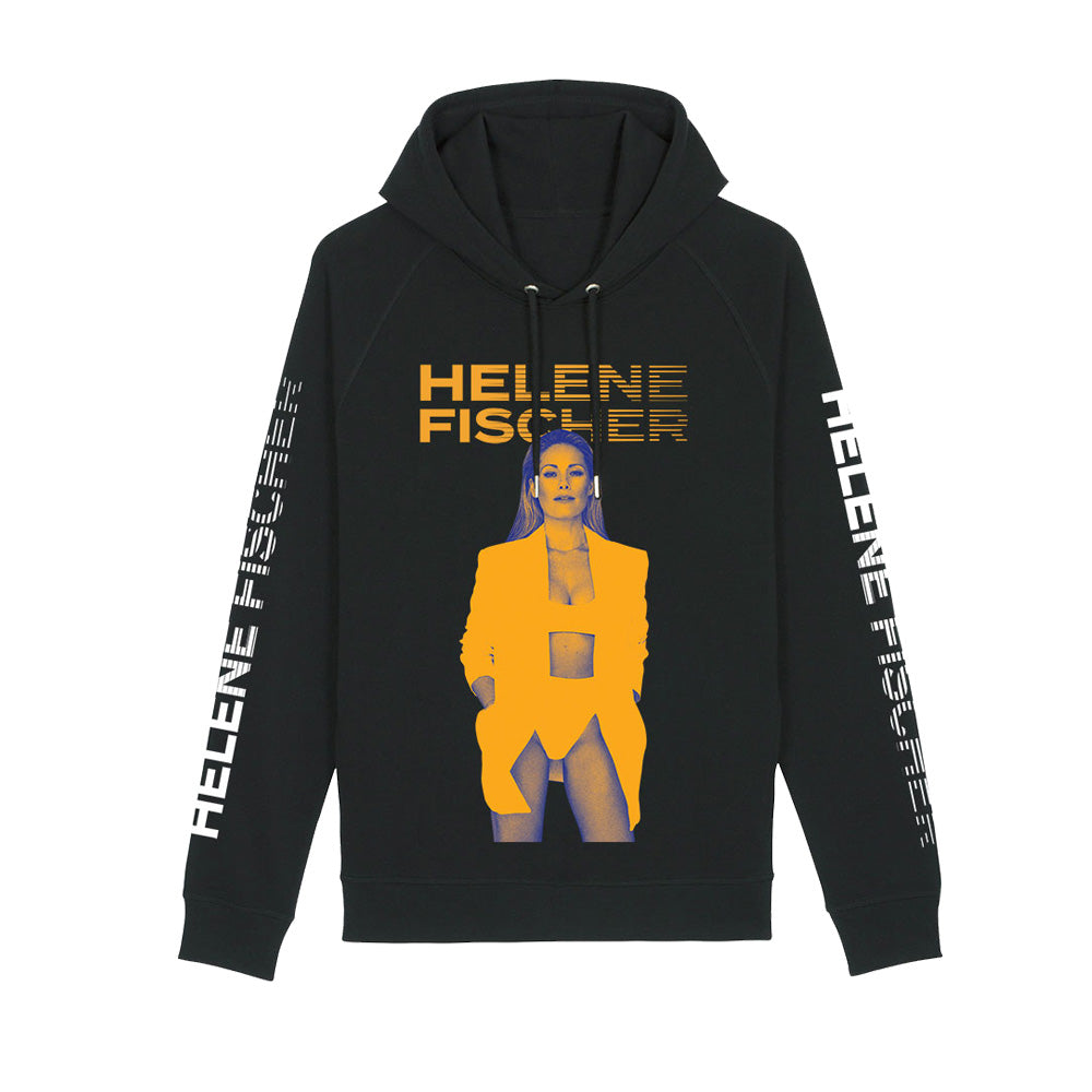 Hoodie Schwarz - Motiv" Helene Yellow"