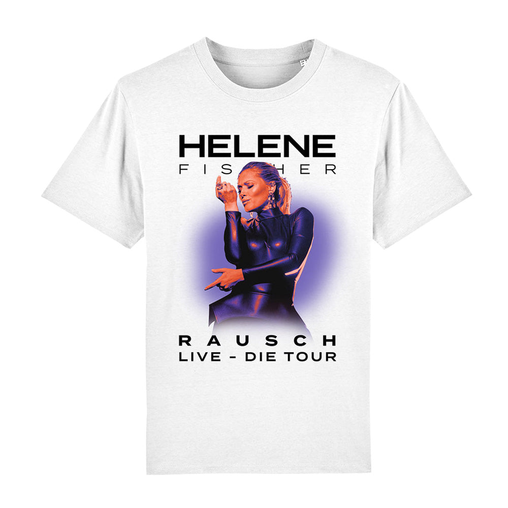 T-Shirt Weiß Tournee 2023 - Motiv "Rausch-Live-Die Tour" - Unisex