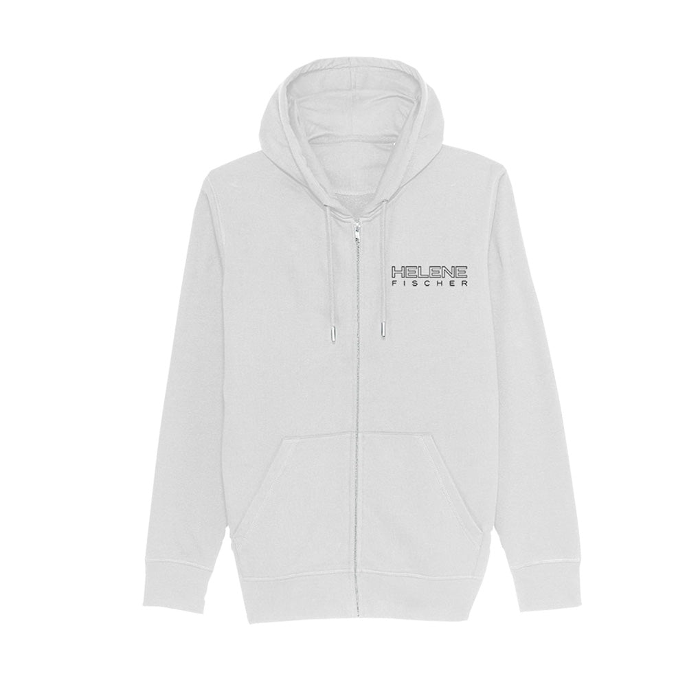 Zipper Weiß - Motiv "Helene Violett"