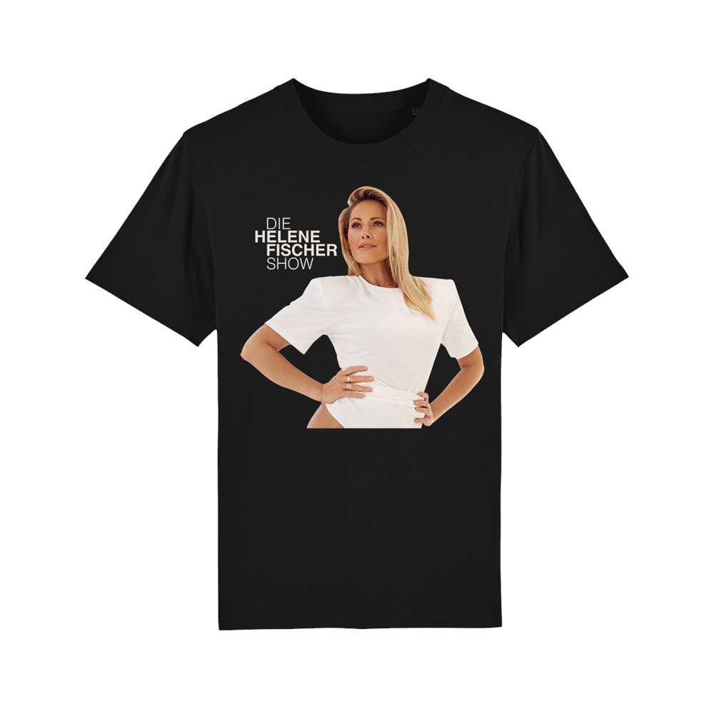 T-Shirt Schwarz Motiv Helene Fischer Show 2024 - Unisex