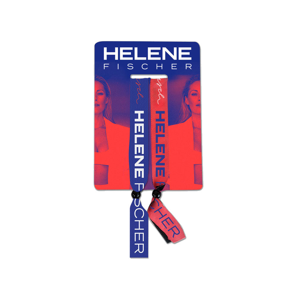 Festivalarmband Rot/ Blau - Set