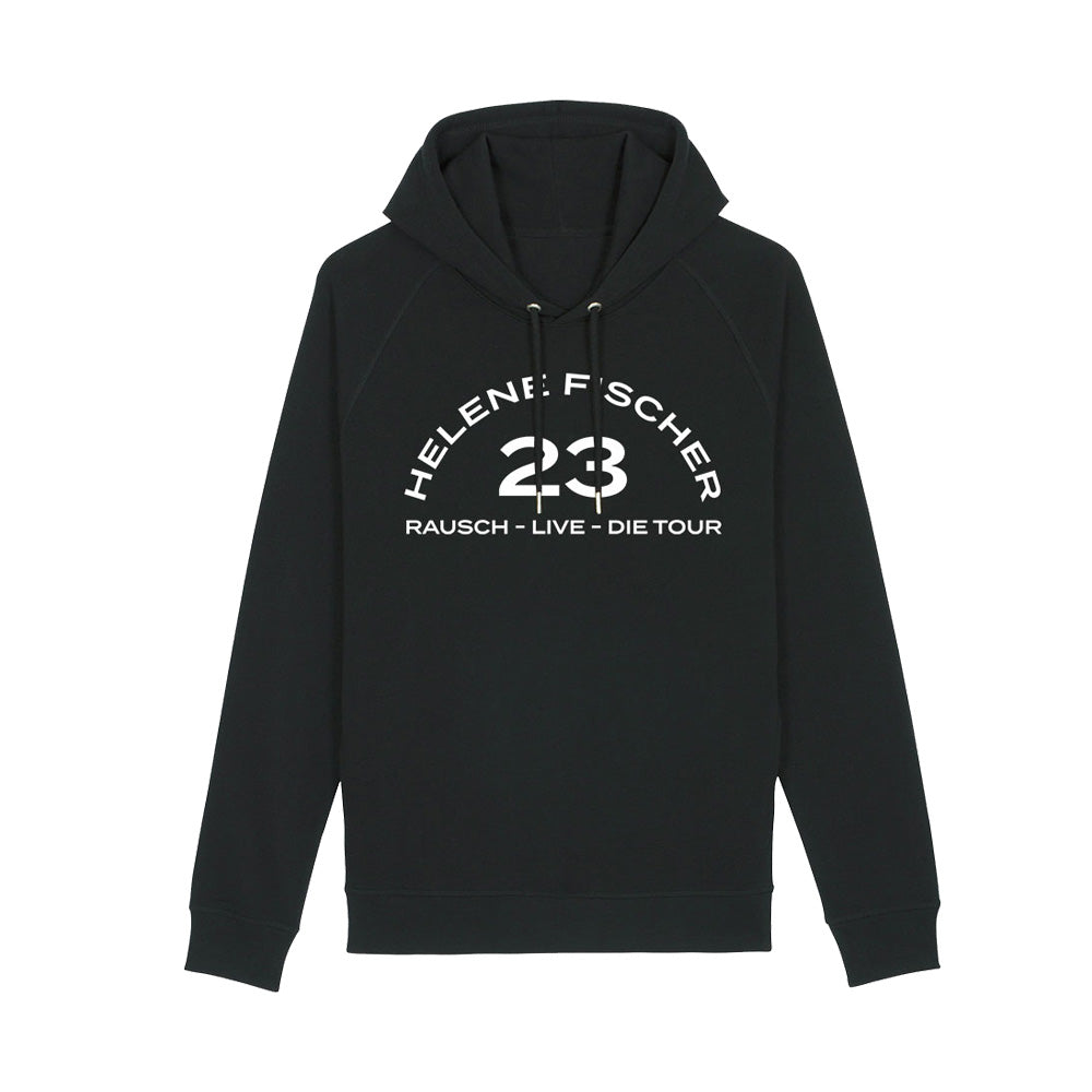 Hoodie Schwarz Motiv Tour 23 - Unisex