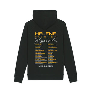 Hoodie Schwarz Tournee 2023 - Motiv Strahlen - Unisex