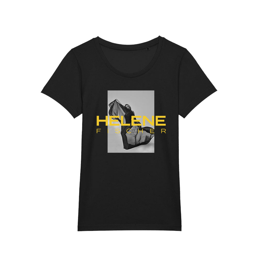 T-Shirt Schwarz Motiv Tuch - Tournee 2023 - Damen