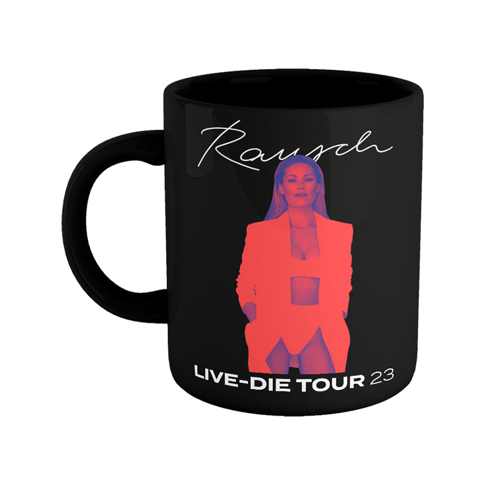 Becher Schwarz - Motiv Rausch - Live die Tour 23