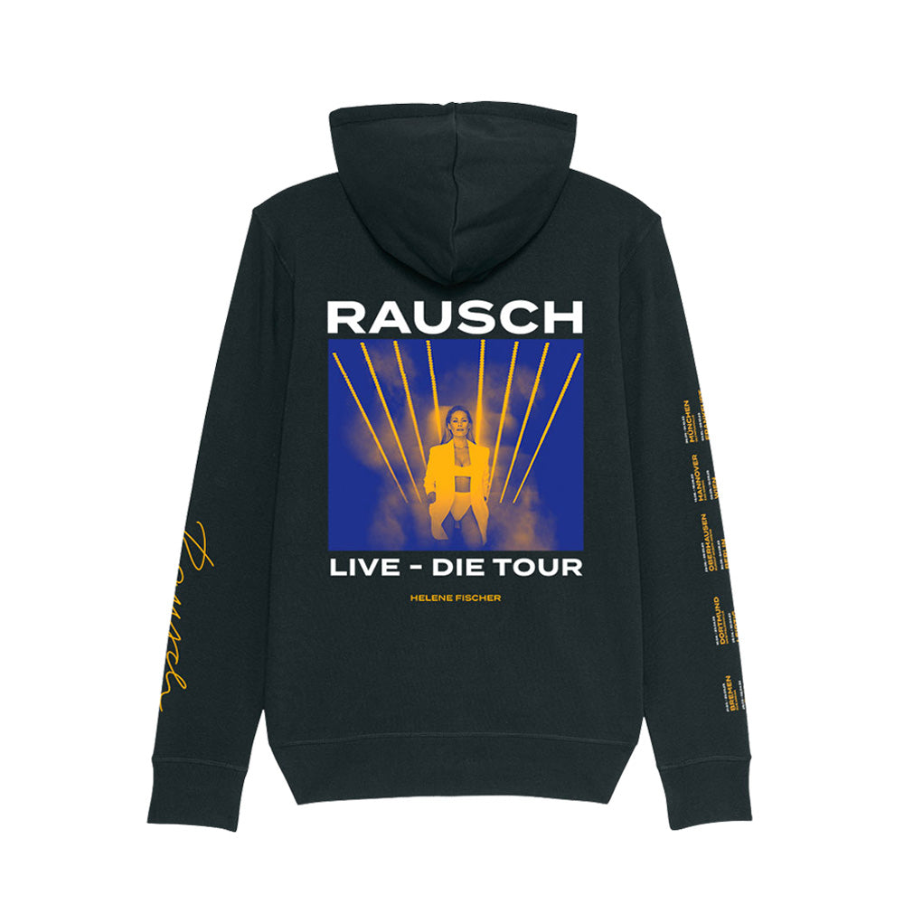 Zipper Schwarz Tournee 2023 - Motiv Strahlen - Unisex